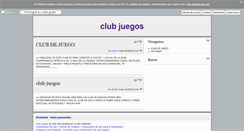 Desktop Screenshot of club--juegos.webdeelectronica.com
