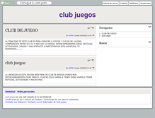 Tablet Screenshot of club--juegos.webdeelectronica.com