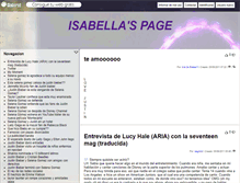 Tablet Screenshot of isabellaspag.webdeelectronica.com